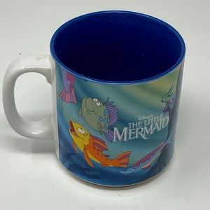 Disney The Little Mermaid Original Animated Movie Coffee Cup Mug Made in Japan